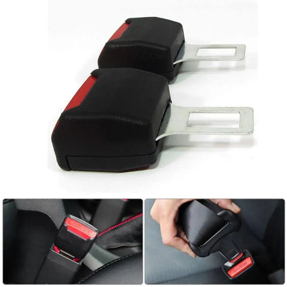 

2 Pcs Car Seat Belt Clip Universal Adjustable Car Seat Belt Clip Extender Safety Buckle