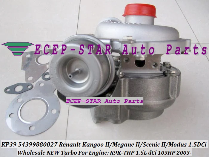 Бесплатная доставка BV39 54399880027 54399700027 54399880002 Turbo для Renault Kangoo 2 Megane Scenic Modus K9K THP л dCi