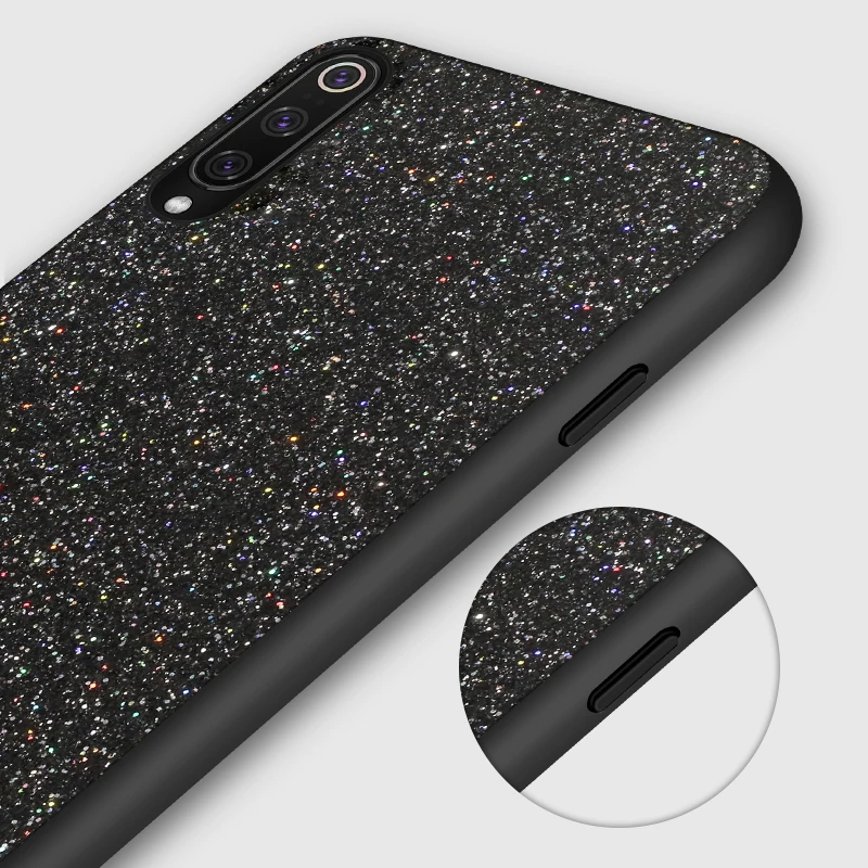 Xiaomi mi 9se Flash powder Mobile Phone Shell TPU soft rubber edge 8 9 8se phone case |
