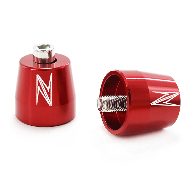 red Для Kawasaki Z800, Z1000, z900 Z750R Z750S Z650 Z300 Z250 Manopole бар концы крышки Copertura слайдер аксессуары Moto CNC - Цвет: red