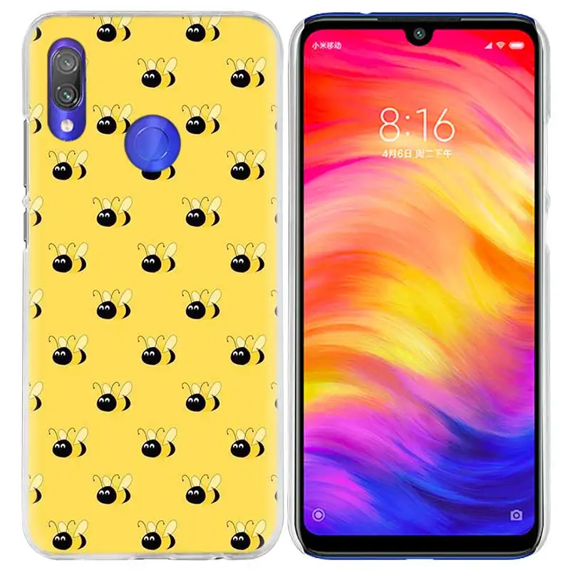 Чехол с Пчелой золотым медом для Xiao mi Red mi Go Note 7 6 6A Pro S2 5 5A 4X mi A1 A2 9 mi x 3 5G 8 lite Play F1 жесткий чехол для телефона
