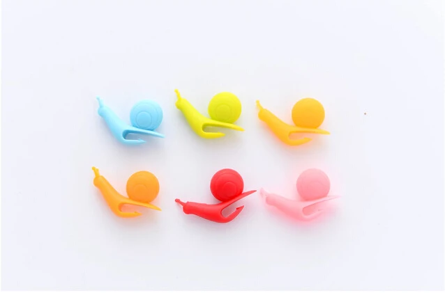 6 шт. в новой силиконовой этикетке для чайного пакетика подвесная кружка зажим