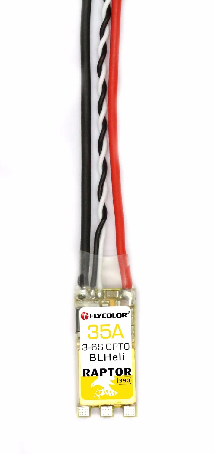 Оригинальный Flycolor Raptor F390 35A BLHeli ESC мини электронный регулятор скорости OPTO 6S для