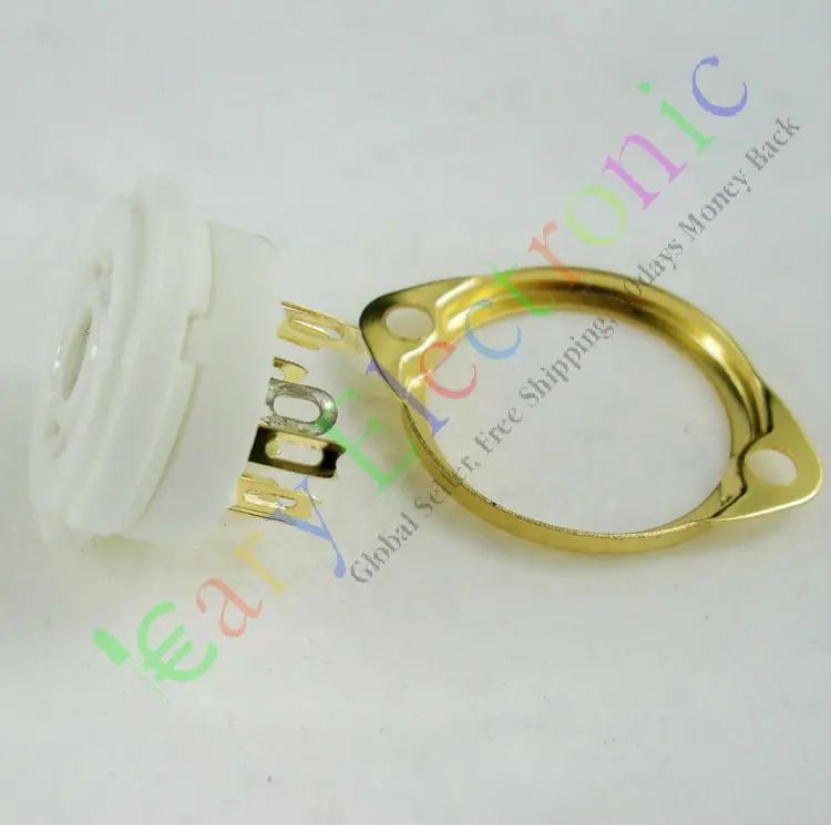 Опт и розница 20 шт. позолоченных 9 контактных керамических вакуумных трубок