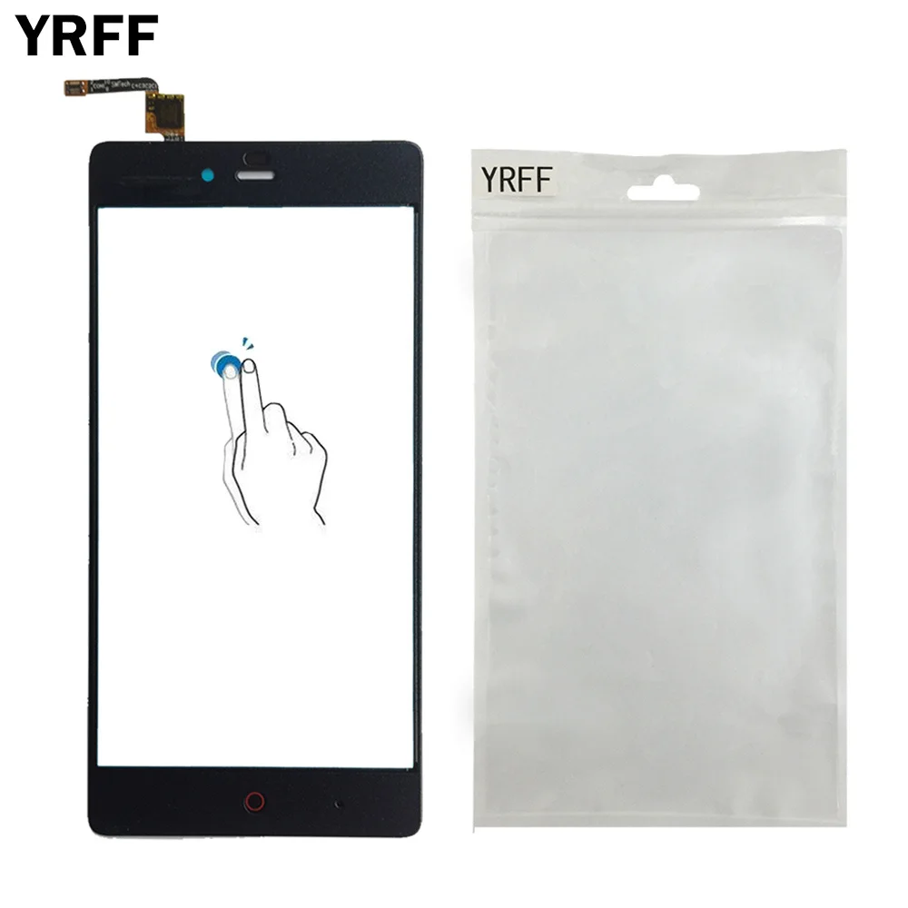 YRFF 5 ''мобильный телефон Переднее стекло сенсорный экран дигитайзер панель для