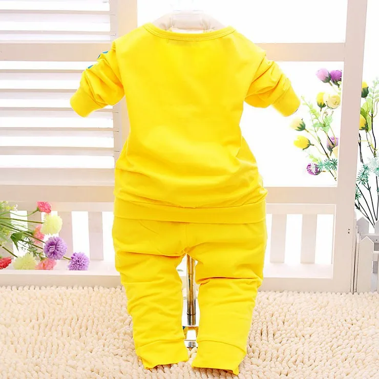 2 Piece set at home Modal little boy and girl Jersey Trouser Set jumper suits newborn layette child kid clothing sets tops pants |