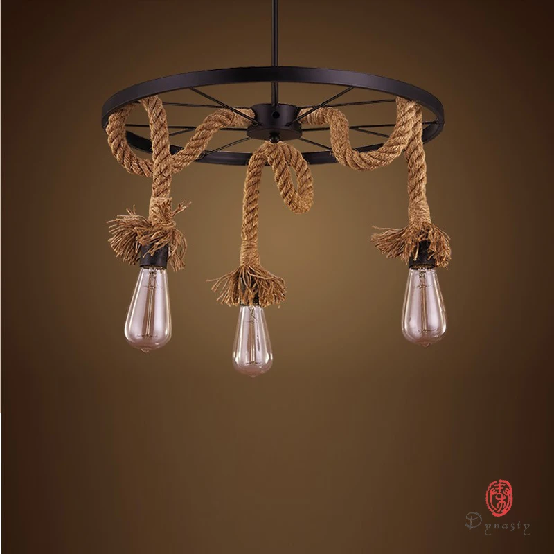 Винтажная Подвесная лампа Эдисона в стиле лофт|lamp rope|hanging lightsdecorative hanging light |
