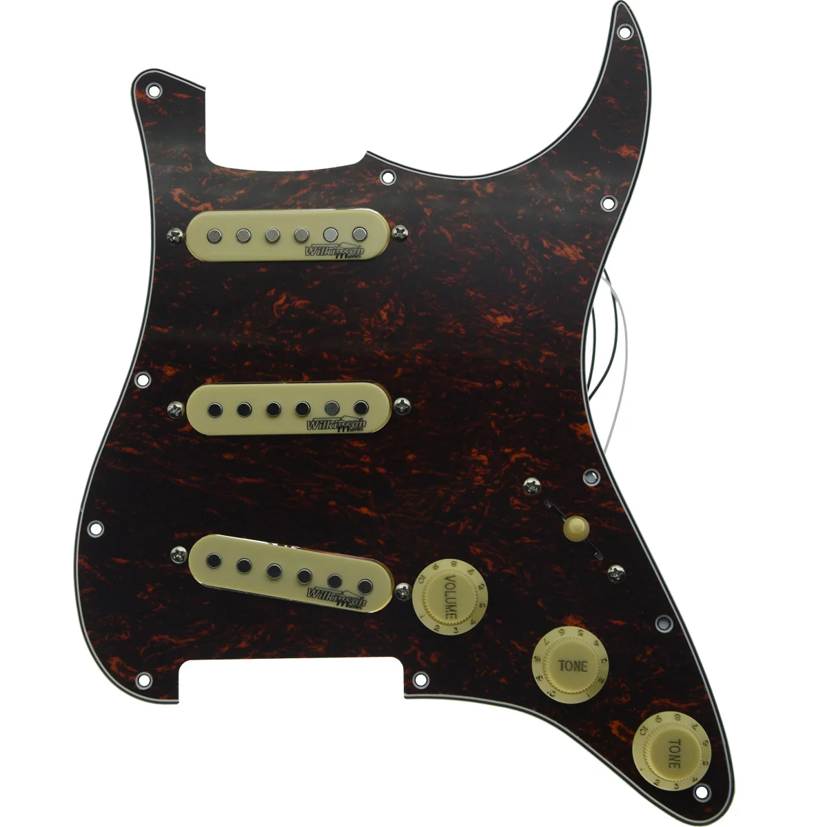 Допро нагруженный гитарный пикастр с предпроводным пикапом Wilkinson ST Pickguard