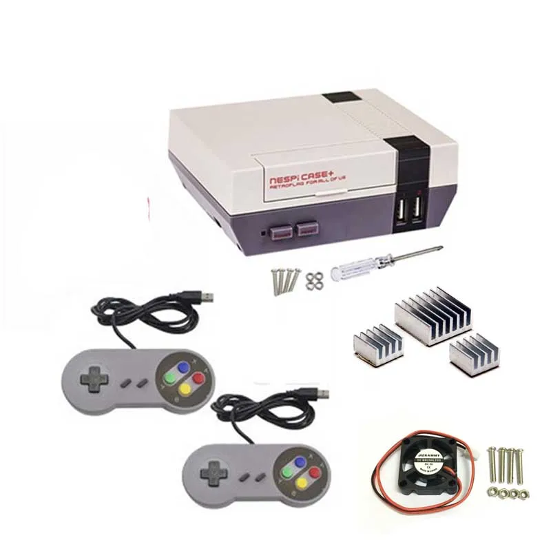 1 компл. Mini NESPI чехол посылка Raspberry Pi 3 2 B + NES Classic для RetroPie 3/2/B +|Аксессуары