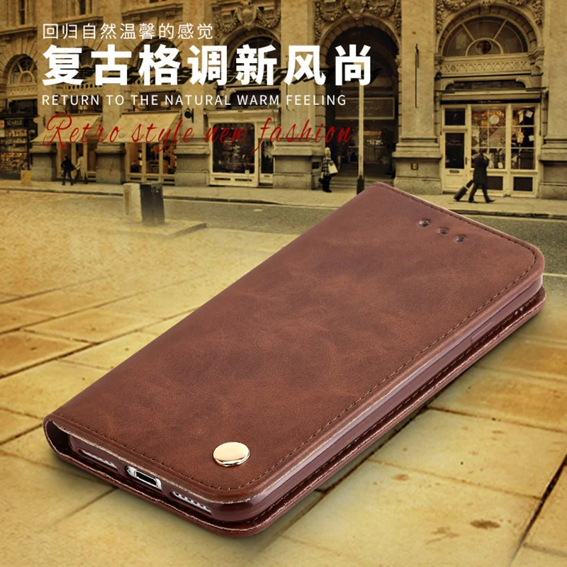 Роскошный кожаный чехол Crazy Horse для iphone 7 / 6 6s /5s 5 4s 4 plus флип винтажный кошелек сумка