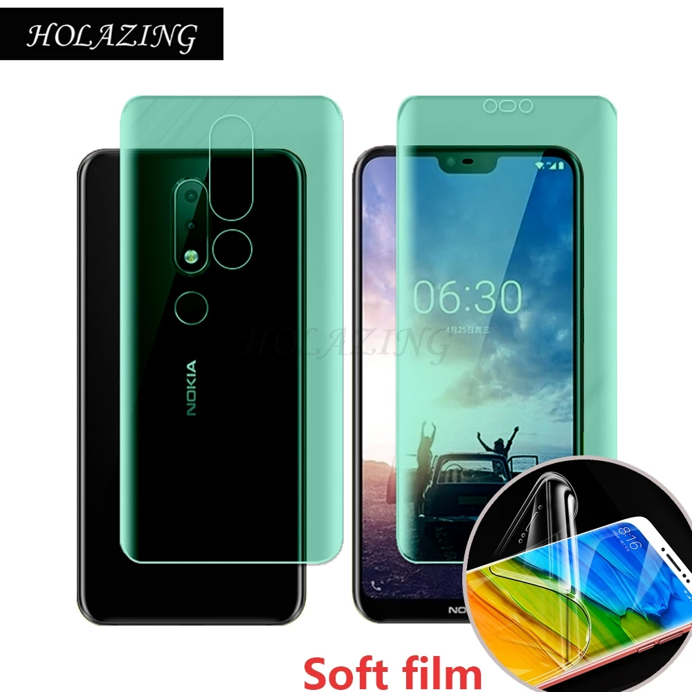 HOLAZING новая Гидрогелевая пленка для воды не требуется 4D полноэкранная защита Nokia X6