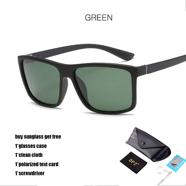 2019 DPZ Роскошные брендовые Дизайнерские Мужские поляризационные солнцезащитные