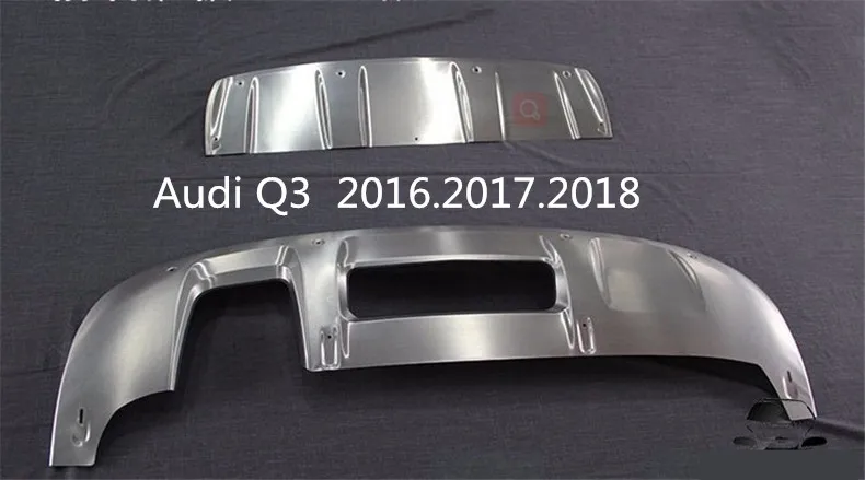 Jioyng для Audi Q3 2012- Передний+ задний бампер диффузор бамперы для губ) класса-premium на опорная плита из нержавеющей стали