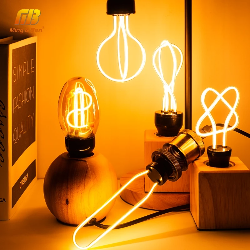 Винтажный светодиодный светильник Эдисона E27 8W 220 V мягкий накаливания новинка