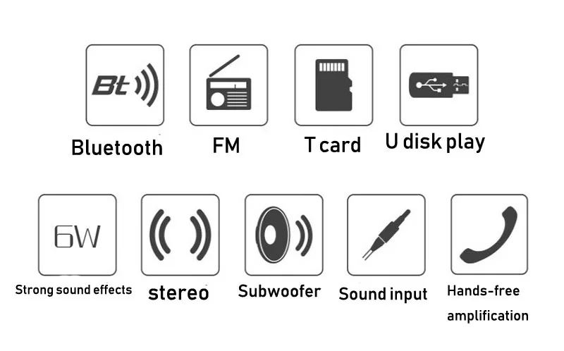 Портативный сабвуфер Интеллектуальный Bluetooth динамик TF карта динамик открытый многофункциональный Bluetooth динамик стерео динамик