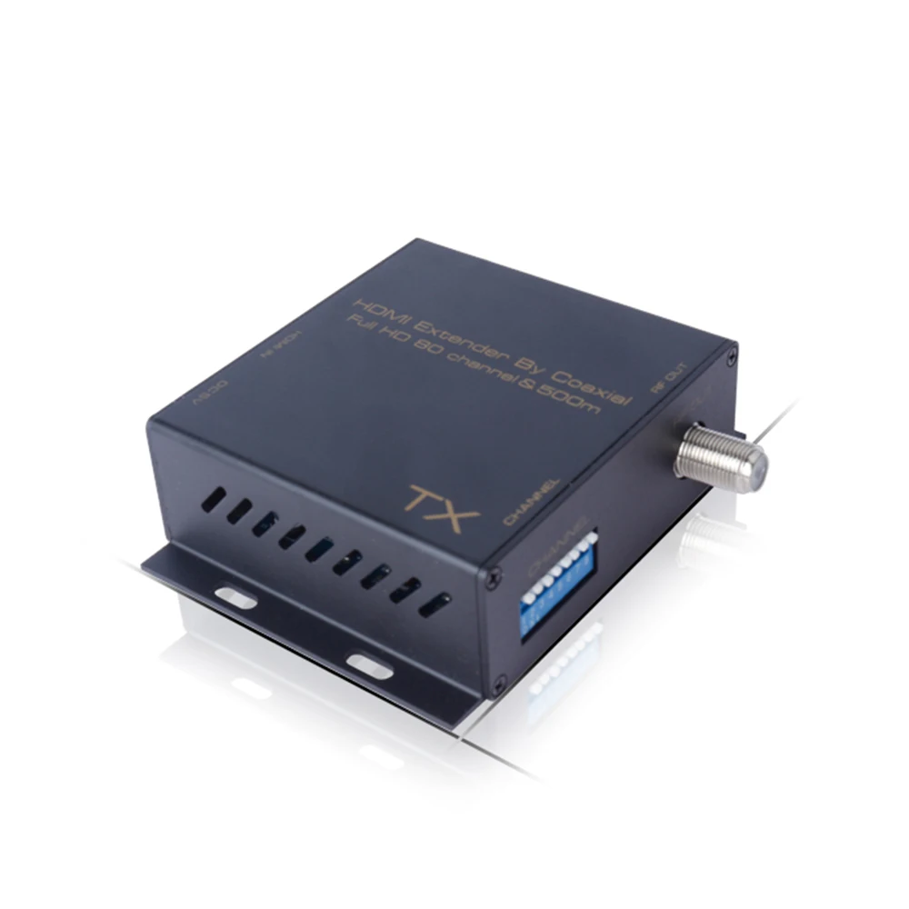 HDMI удлинитель по радиочастотный коаксиальный 500 M в РФ/COAX модулятор для DVB T
