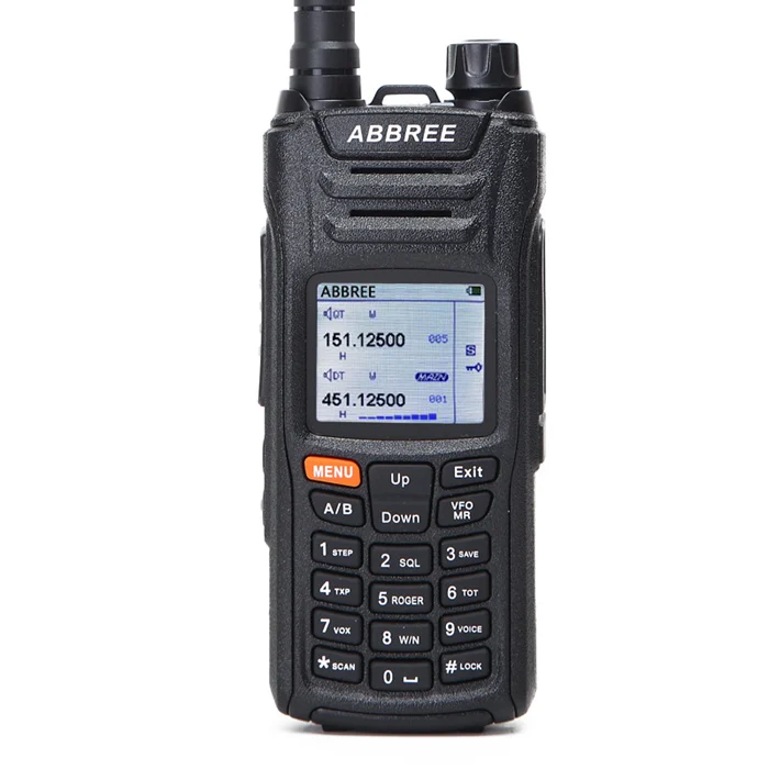 a radio ABBREE AR-F6, 6 полос, рация, двойной дисплей, двойной 999CH, многофункциональный VOX DTMF SOS, ЖК-дисплей, Двухполосное радио - Цвет: a radio