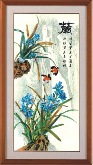 flowers3 95x50 см 3D Красивая Цветочная лента, Набор для вышивки, набор для рисования, набор ручной работы, рукоделие, искусство, домашний декор - Цвет: flowers3