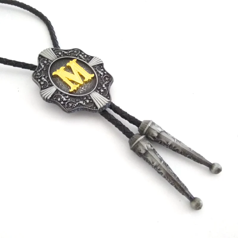 5 шт. оптовая продажа винтажный ковбойский галстук боло для мужчин черная кожаная