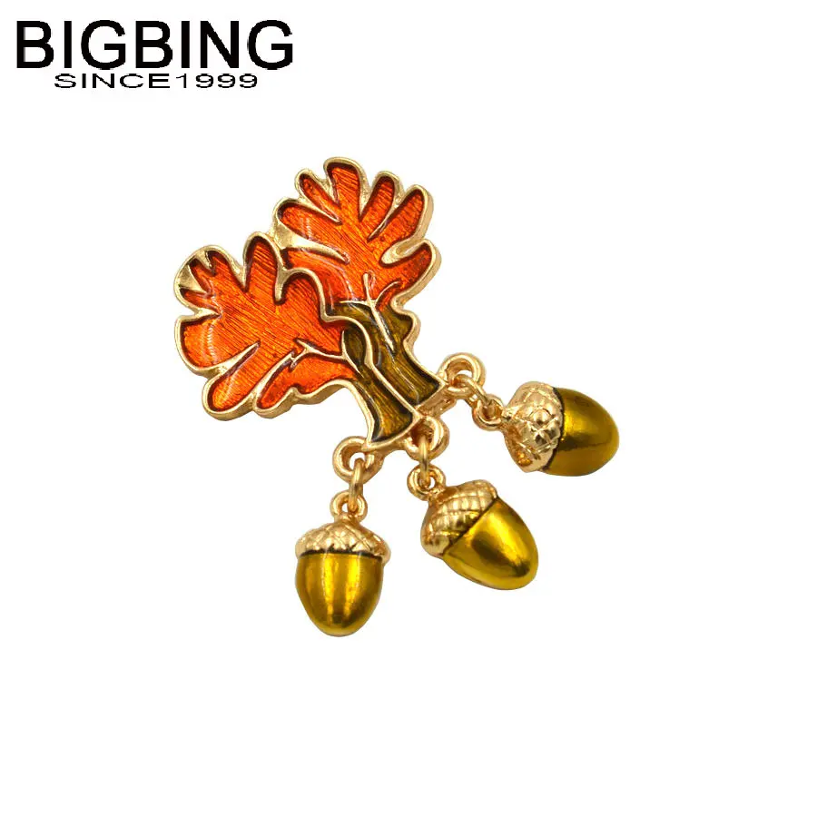 Модные ювелирные украшения Q010 BIGBING брошь с золотым деревом модная хорошее