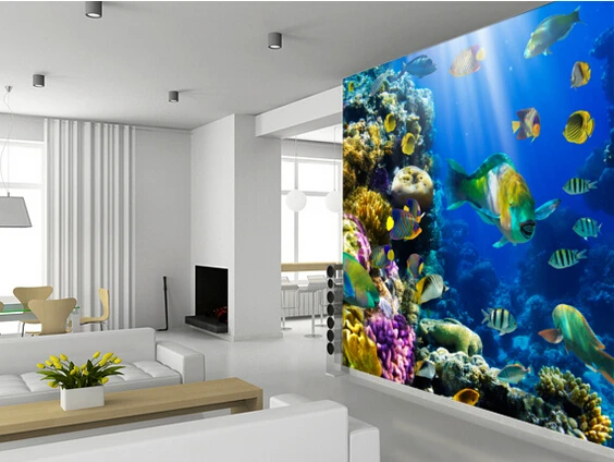 Мультяшные обои на заказ 3D фрески с пейзажем для гостиной спальни ресторана