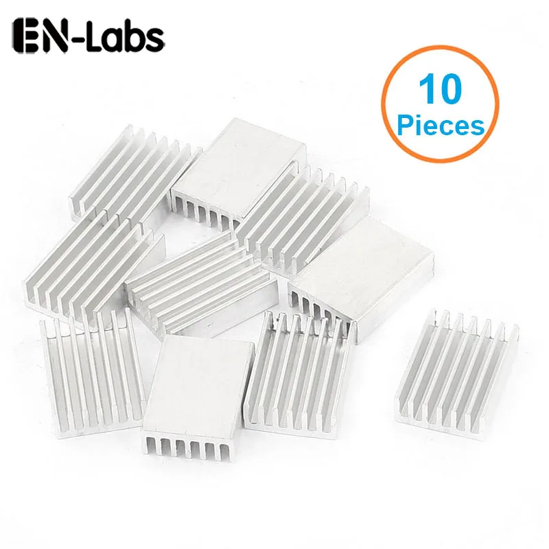 10 шт. алюминиевые радиаторы для охлаждения микросхем 20 х14х6 мм|aluminum heatsink|radiator