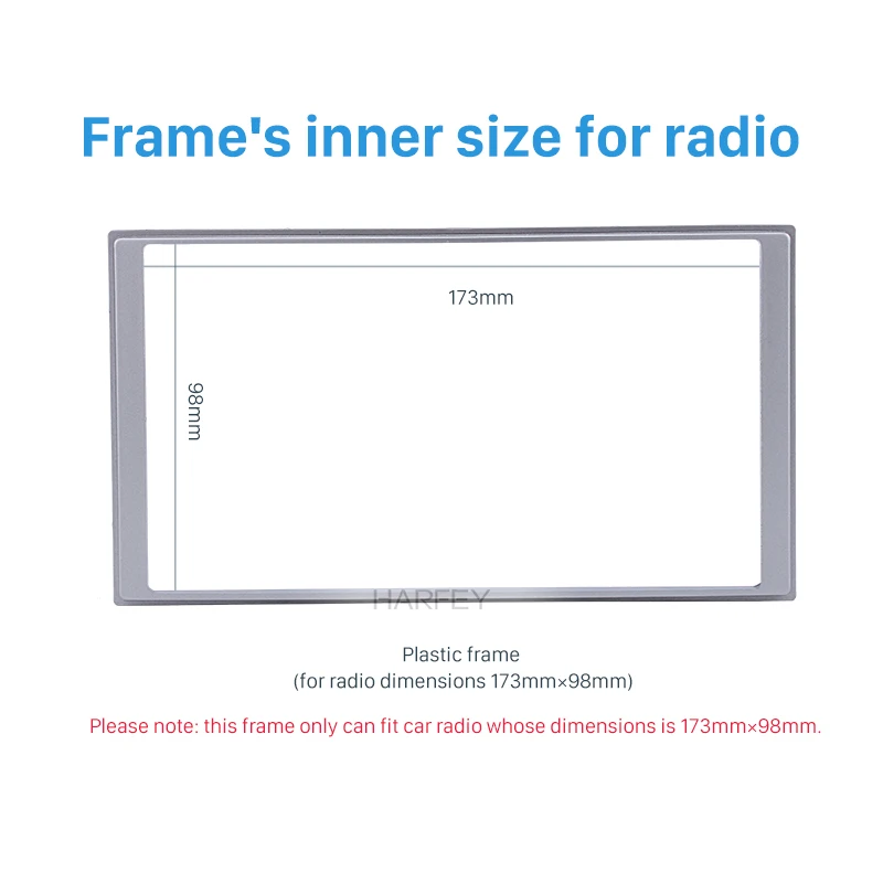 Harfey Fantastic Car Radio Fascia ДЛЯ HYUNDAI ACCENT 2008 2 Din аудиоплеер обшивка установка панель рамка