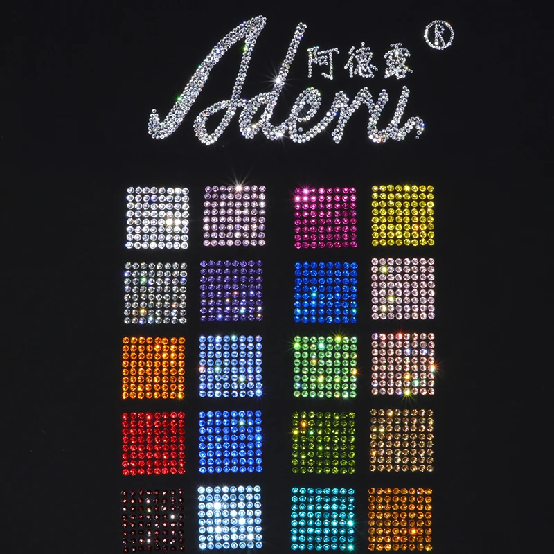 Aderu суперблестящие стразы из бархата фиолетового цвета с кристаллами MC для