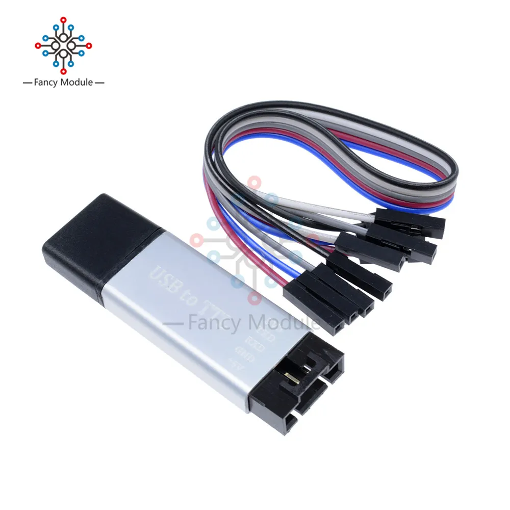 USB 2 0 к TTL UART 5 контактный модуль последовательный преобразователь CP2102 STC PRGMR с