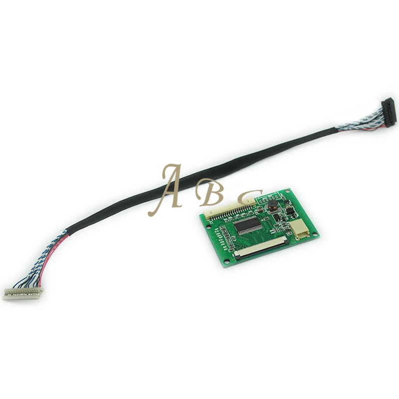 LVDS 1ch 6 бит S6 DF14 20 Pin поворот к 50Pin TTL сигнал T conboard конвертер плата для 5 ~ 9 дюймов 1024x768