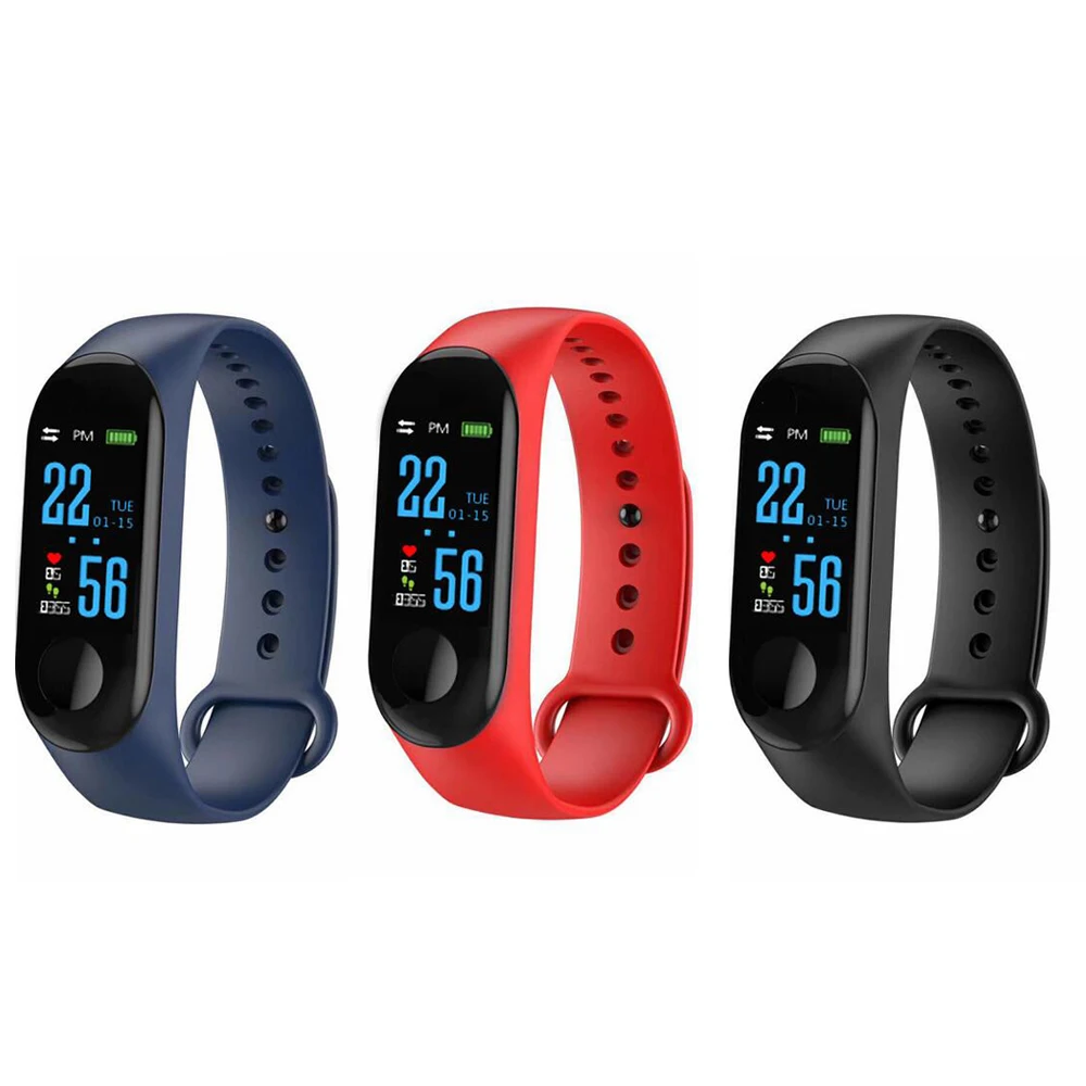 M3 Смарт часы монитор сердечного ритма артериального давления фитнес трекер