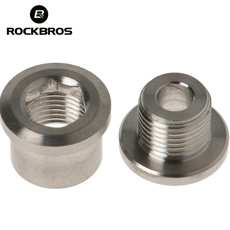 ROCKBROS Титан Ti велосипедный шатун передняя Звездочка болты гайки M8 для дорожного