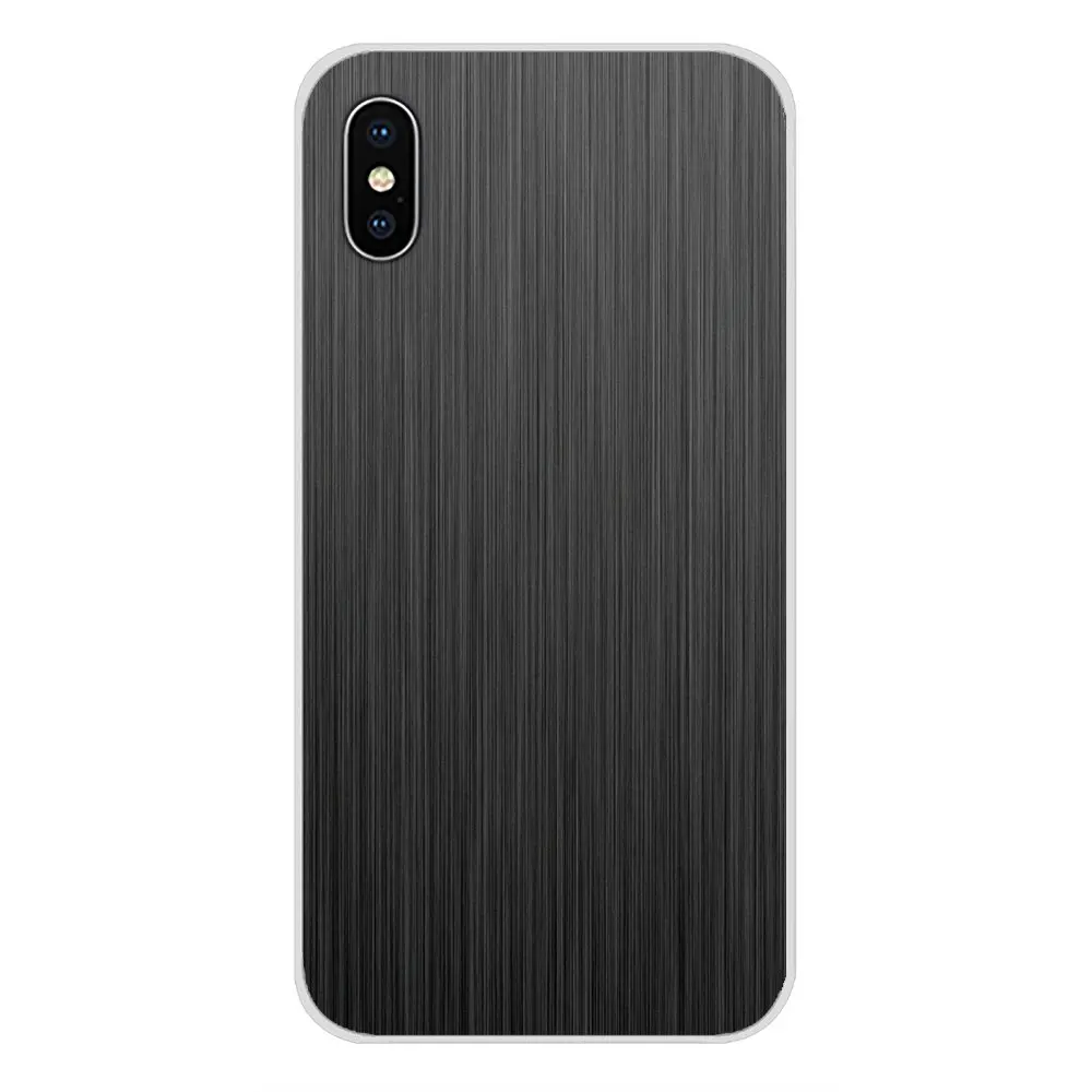 Классные серые металлические цветные аксессуары чехлы для телефонов Apple iPhone X XR XS