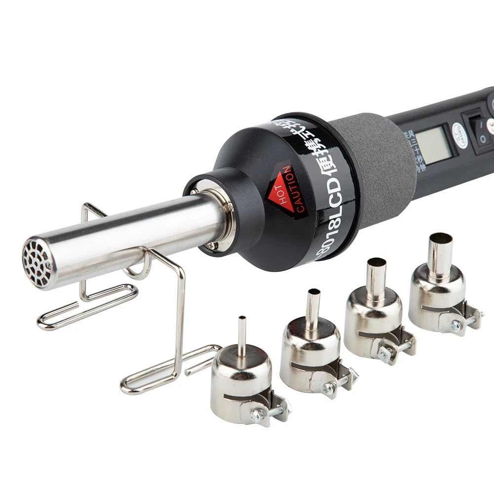 AC 220V 450W Heat Guns 450 Degree LCD Adjustable Electronic Heat Hot Air Gun For 8018LCD Desoldering Soldering Station