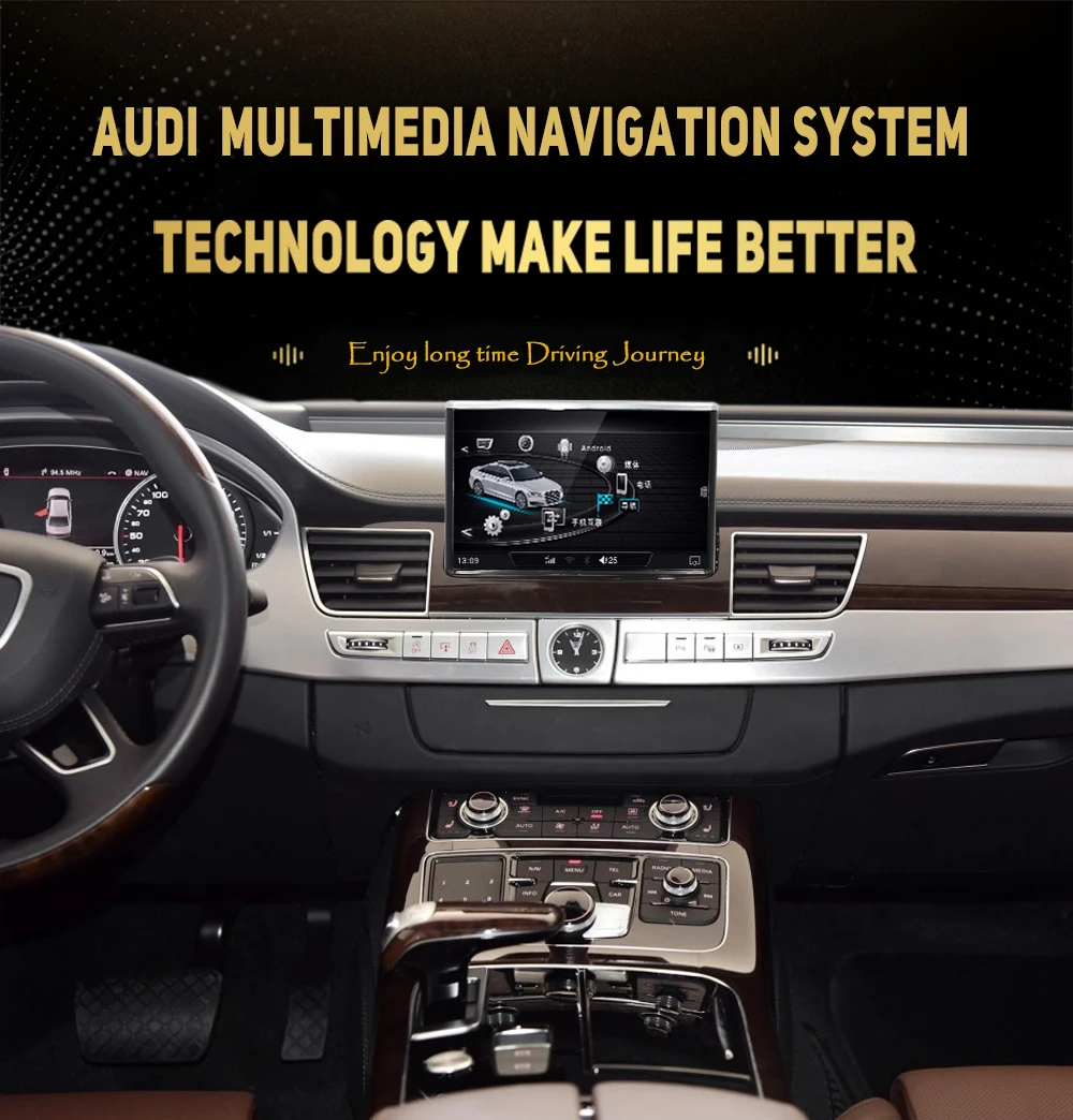 NVTECH 8 ''HD дисплей для Audi A8 мультимедийная навигационная панель dvd-плеер с wifi и 4G SIM подключение 2011