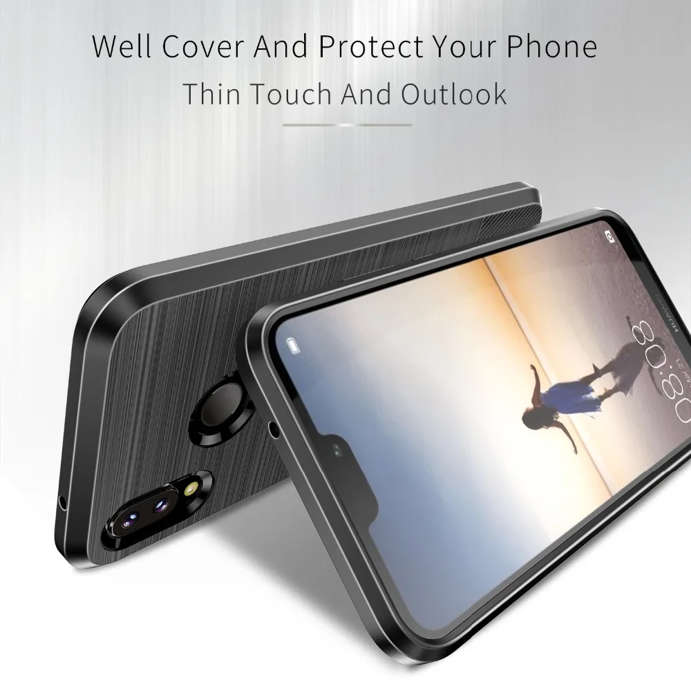 DUX DUCIS Магнитный чехол для huawei P20 lite мягкий силиконовый телефона LITE противоударный