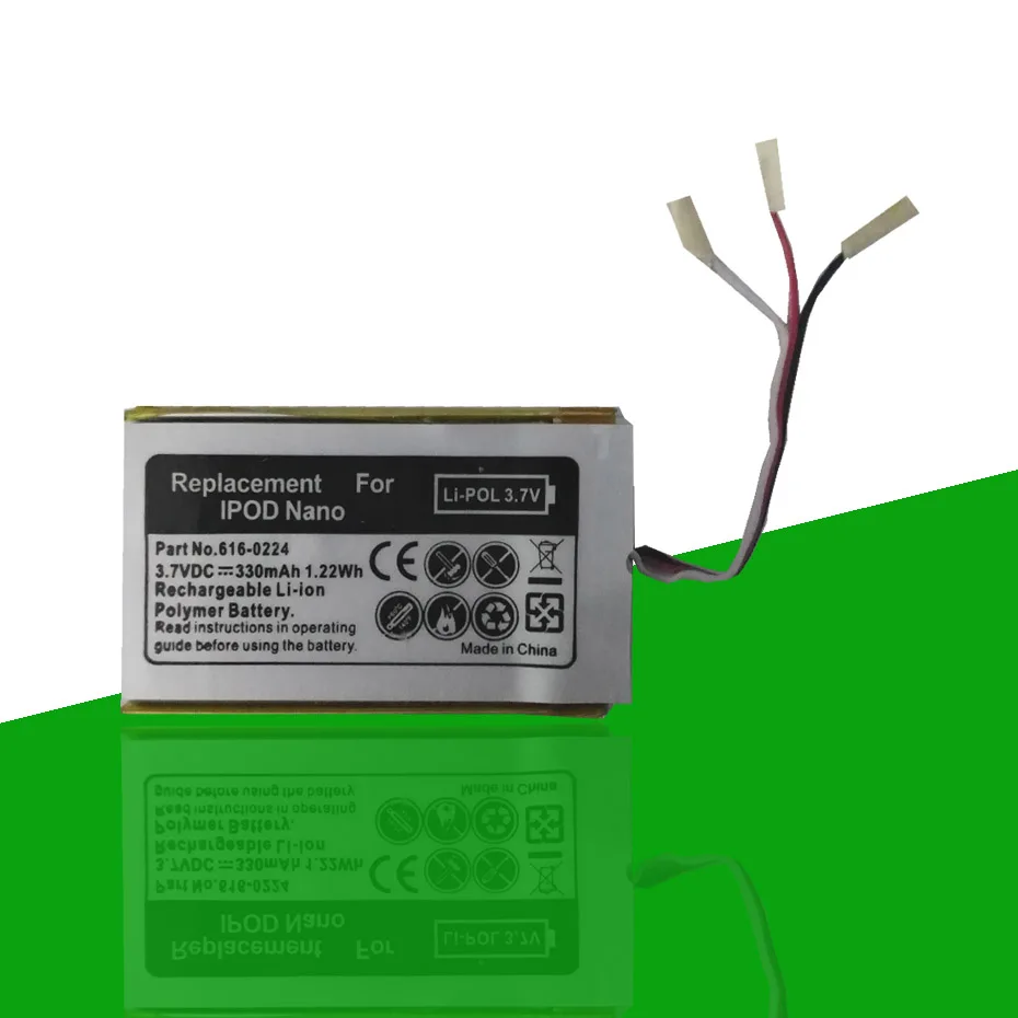 JESSQUE 330mAh 616-0224 616-0223 MA107L аккумулятор для Apple iPod Nano 1 1-го поколения MP3 1GB 2GB 4GB Аккумулятор Акку
