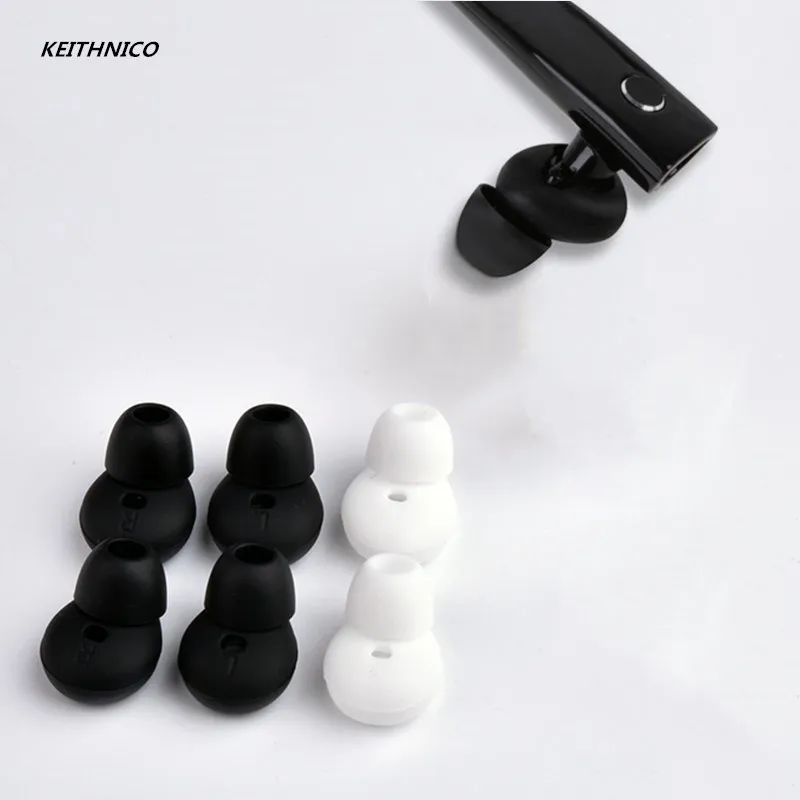 2 пары силиконовых Противоскользящих наушников KEITHNICO Замена для Samsung Gear Circle Bluetooth