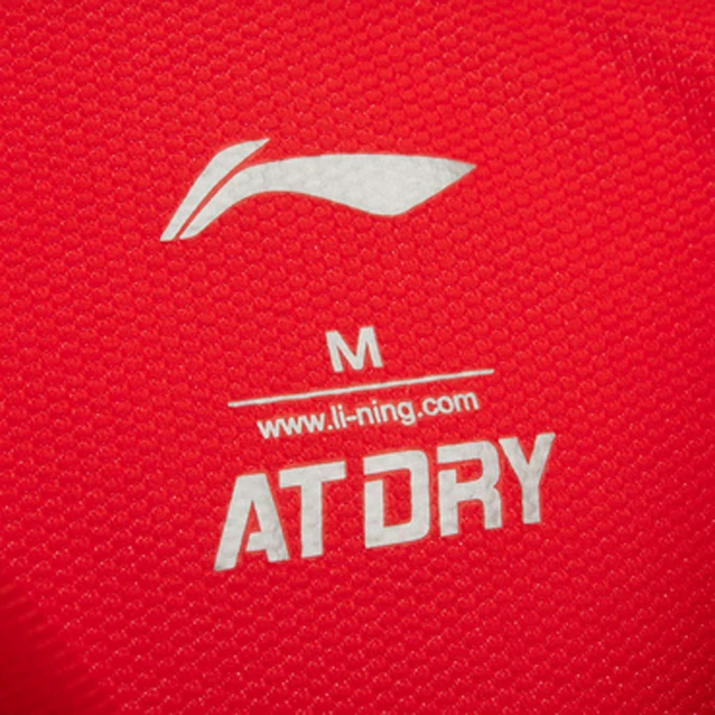 Li-Ning Мужская футболка для бадминтона быстросохнущая дышащая Гибкая Спортивная