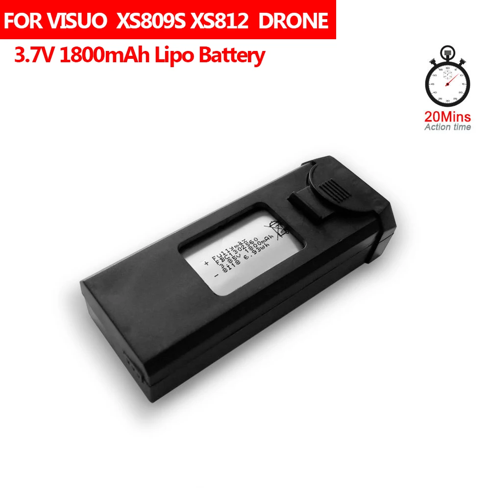 Оригинальный XS812 1800mAh аккумулятор XS809S 3 7 v Lipo аккумуляторная батарея Rc Quadcopter
