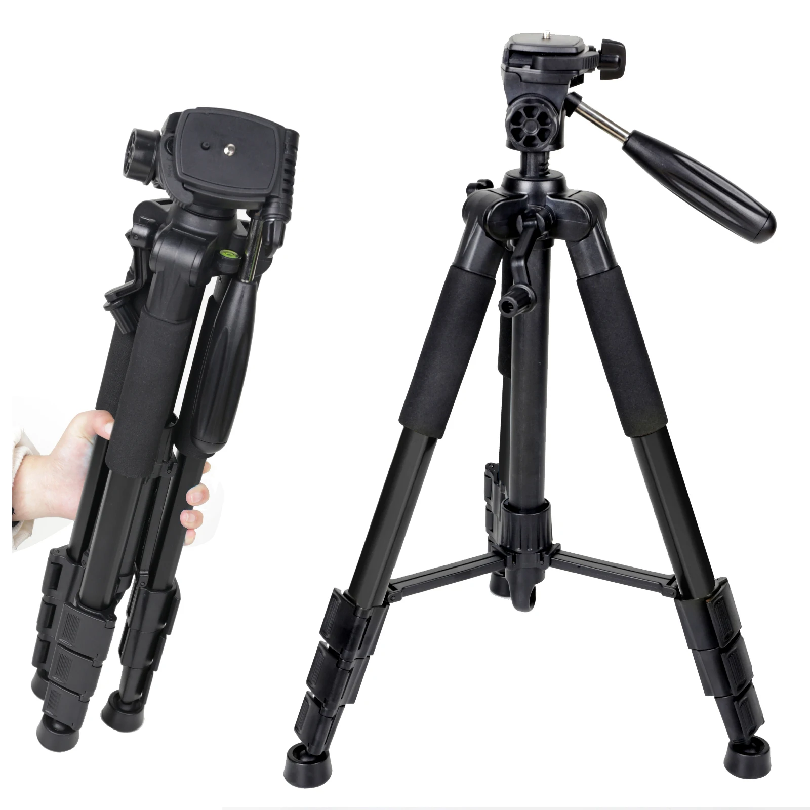 ZOMEI Q111 Professional Portable Lightweight Travel Aluminum Camera Tripod Pan Head for Smartphone SLR DSLR Digital | Электроника