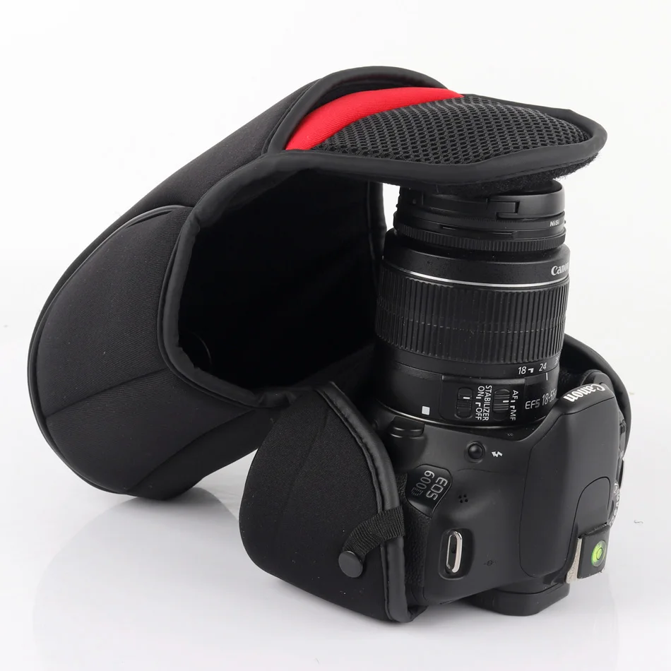Утолщенная легкая сумка для камеры чехол Canon 60D 77D 5D2 6D 80D Nikon D7500 D7200 D90 Sony Alpha A7R2 A9 A7II