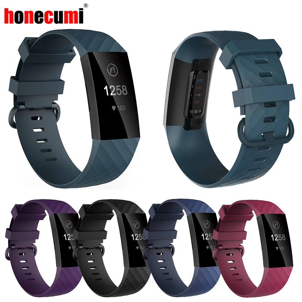 Honecumi для Fitbit Charge 3 Band фитнес-браслет на запястье трекер сменный ремешок для Fitbit Charge 3 разных цветов браслет на запястье