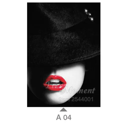 A04 Рукоделие, сделай сам, 5D, смола, алмазная живопись, вышивка крестиком, алмазная вышивка, сексуальная красная леди, узор, стразы, наклеенная картина, ASF514 - Цвет: A04