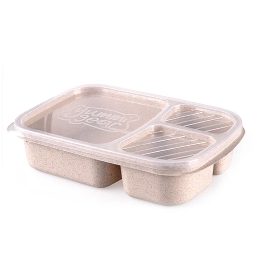 A2 Bento Ланч-бокс для взрослых и детей, 4 отделения, контейнеры для хранения еды для путешествий - Цвет: A2