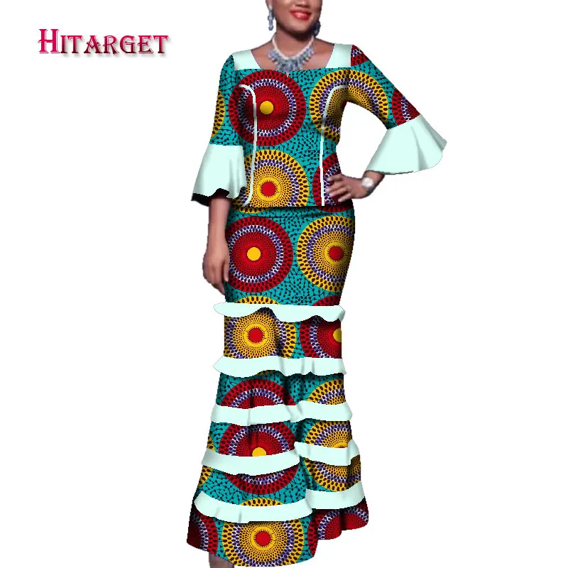 Африканские платья Hitarget для женщин африканская одежда Дашики африканские Топы +