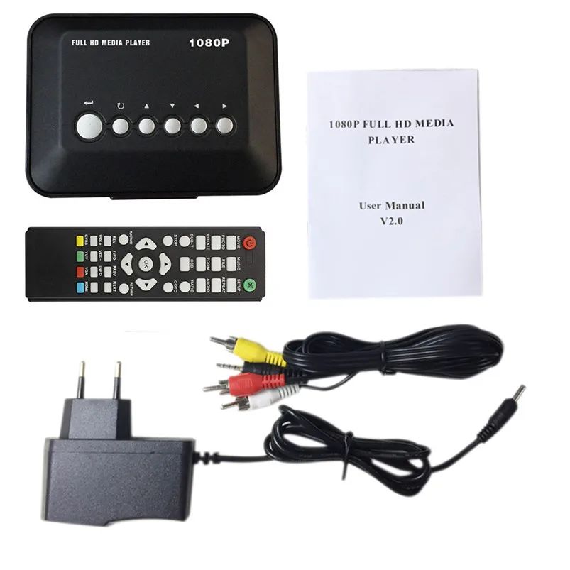 HD 1080P USB жесткий диск Масштабирование Multi Media Player MKV AVI RMVB Новый ЕС/Великобритания