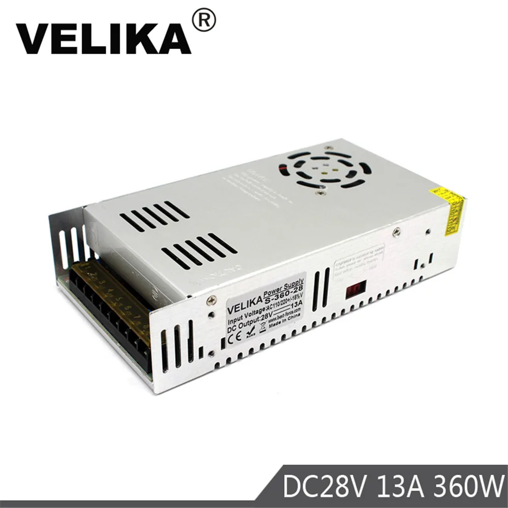 Импульсный источник питания DC28V 13A 360W Трансформатор AC110V 220V к DC 28V источники для