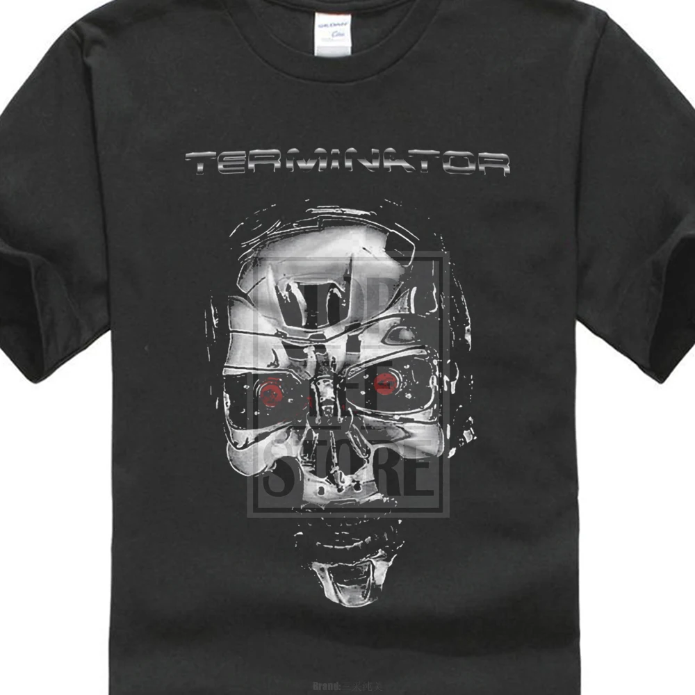 2017 Men'S Terminator Endoskeleton футболка фильм Мерч классический Schwarzenegger печатная Футболка