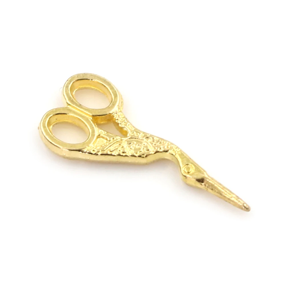 

1:12 Dollhouse Miniature Accessories Simulation Crafts Toys Metal Sewing Scissors Furniture Toy Mini Metal Scissors 6 Styles